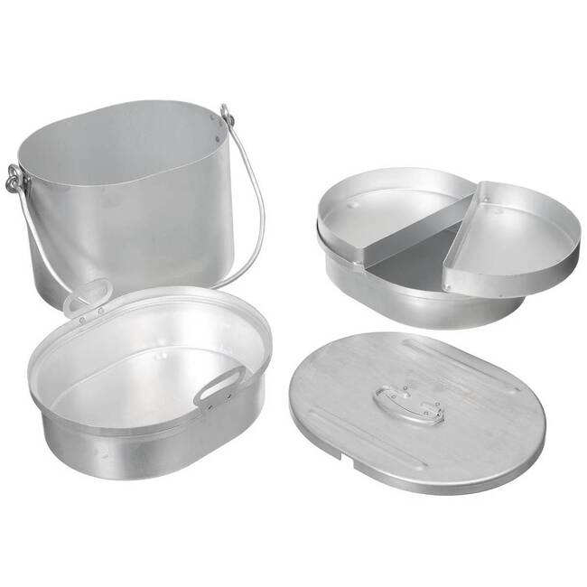 FOOD CONTAINER, 6 PIECES "MAGFORCE" ALUMINIUM - LIKE NEW