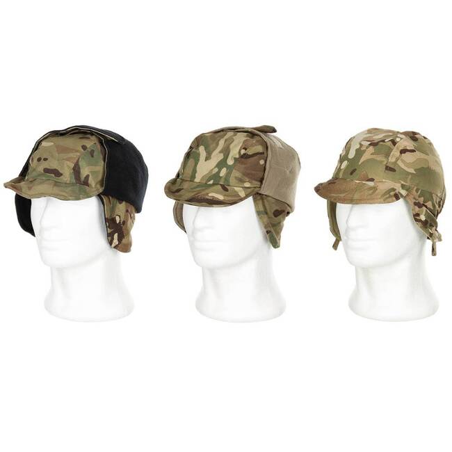 GB FIELD CAP ' COLD WEATHER ' MTP CAMO - USED