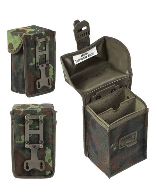 GERMAN G3 MAGAZINE POUCH WITHOUT ADAPTER - MIL-TEC® - FLECKTARN