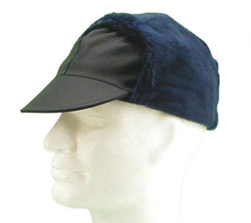 GERMAN NAVY BLUE WINTER CAP USED