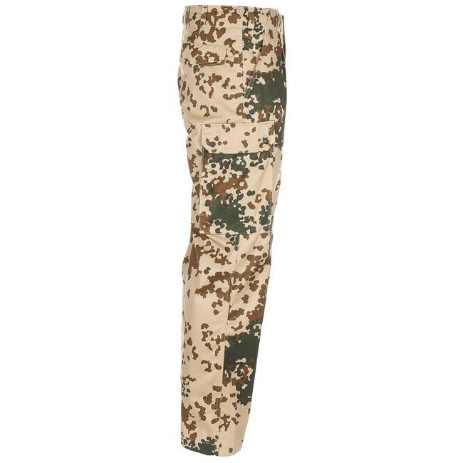 GERMAN TACTICAL TROUSERS, BW TROPICAL CAMO 3 COLORS - NORMAL SIZE - MFH