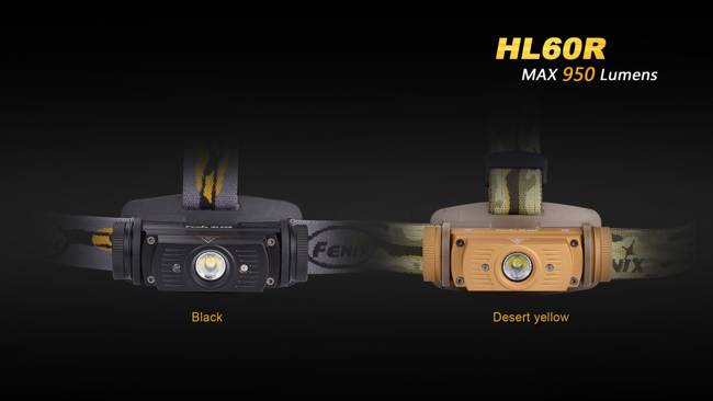 HEADLAMP - HL60R - FENIX® - DESERT TAN