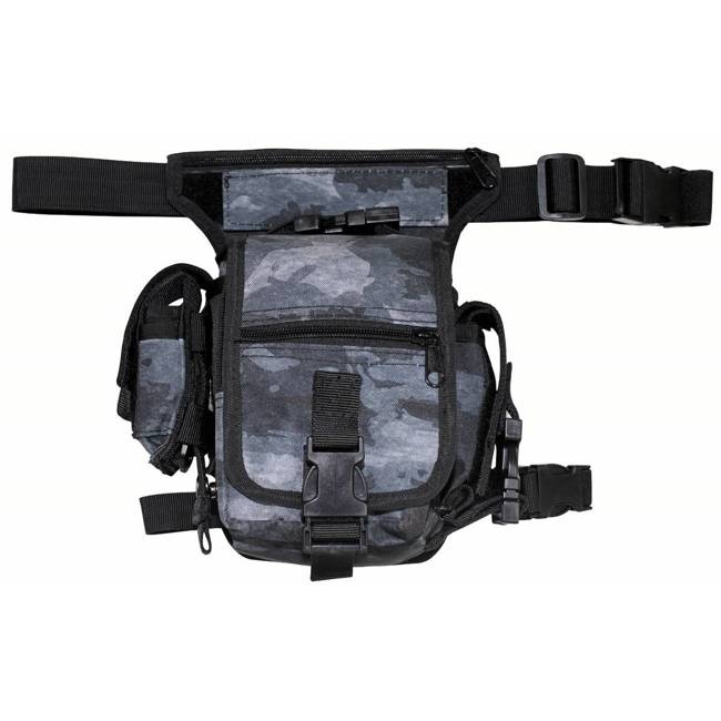 HIP BAG - WITH LEG AND BELT FIXING - "SECURITY" - MFH® - HDT CAMO LE