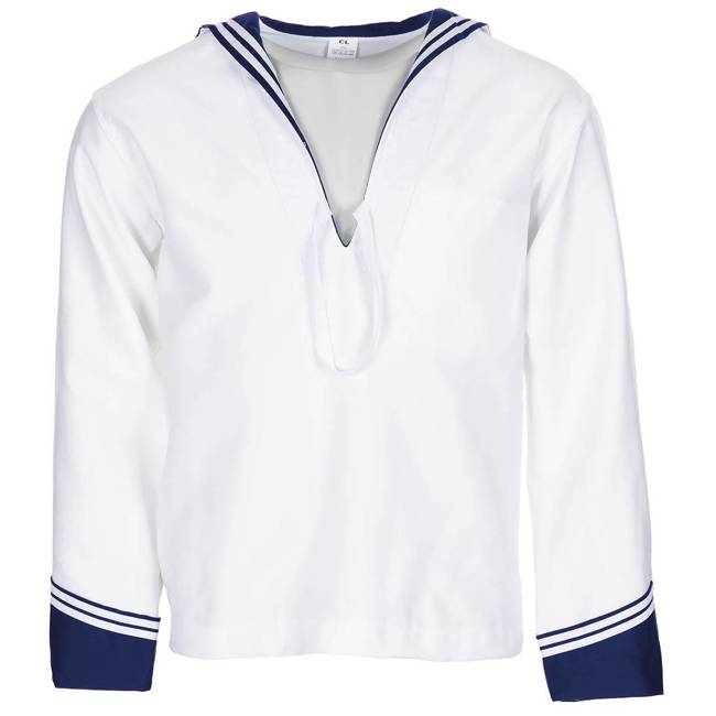 IT NAVY SHIRT - WHITE - USED