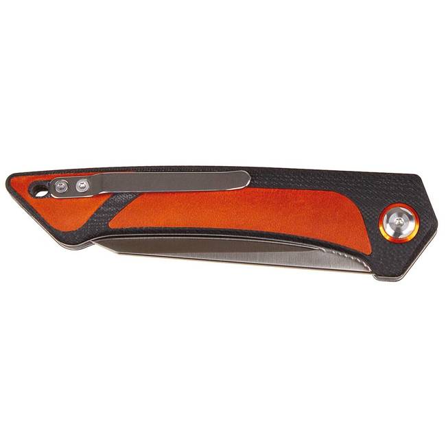 JACK KNIFE WITH LEATHER INLAYS ON HANDLE - "K2 EXQUISITE" - ROXON