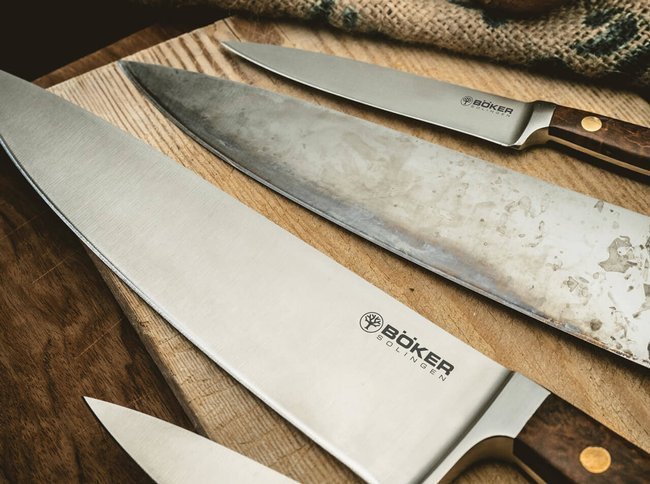 KITCHEN KNIFE PATINA CHEF'S KNIFE - BOKER