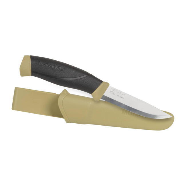 KNIFE MORAKNIV® COMPANION DESERT - STAINLESS STEEL KHAKI