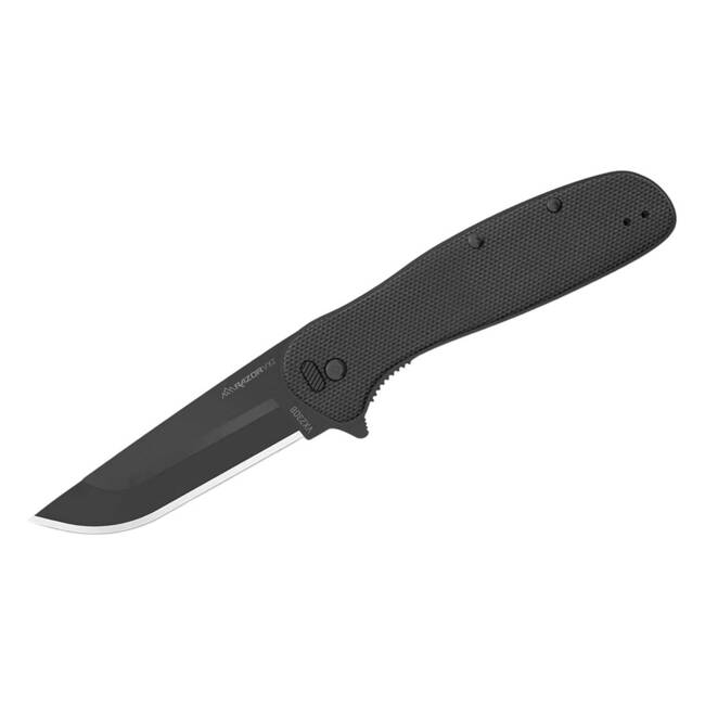 KNIFE WITH ASSISTED OPENER RAZOR VX2 3.0" G10 - ALL BLACK - OUTDOOR EDGE