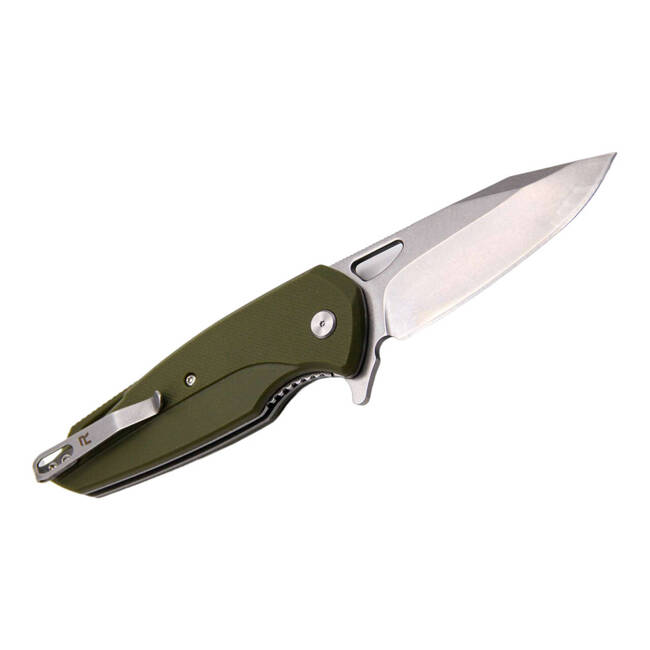 KNIFE WITH ASSISTED OPENER VIPERA XL CLIPPOINT OD GREEN - REVO