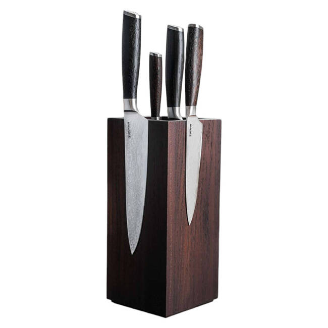 Kitchen knife set - Master Blade Damascus Square - Böker