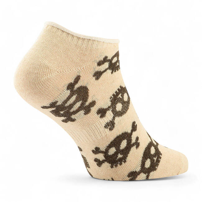 LIGHT SUMMER SOCKS - PIRATE SKULL - M-TAC - SAND