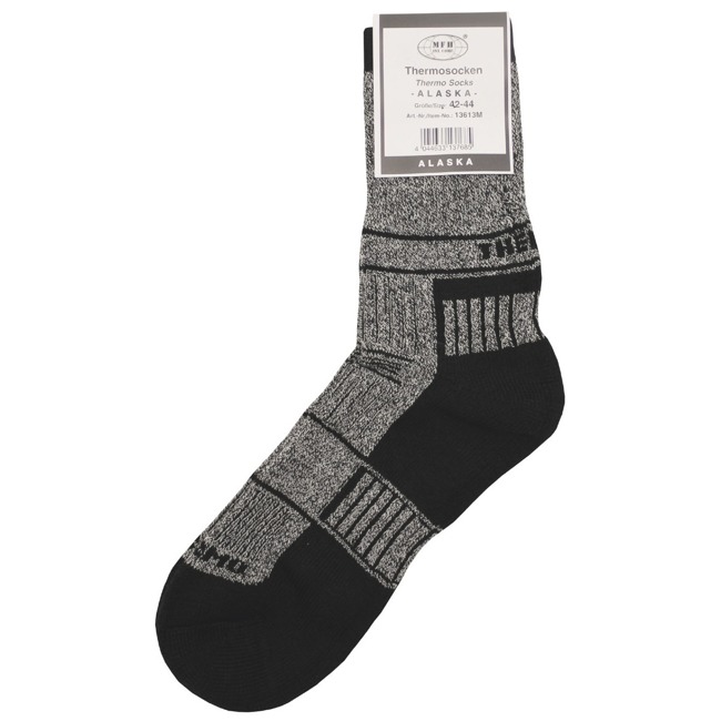 MFH thermo socks 1 pair of gray