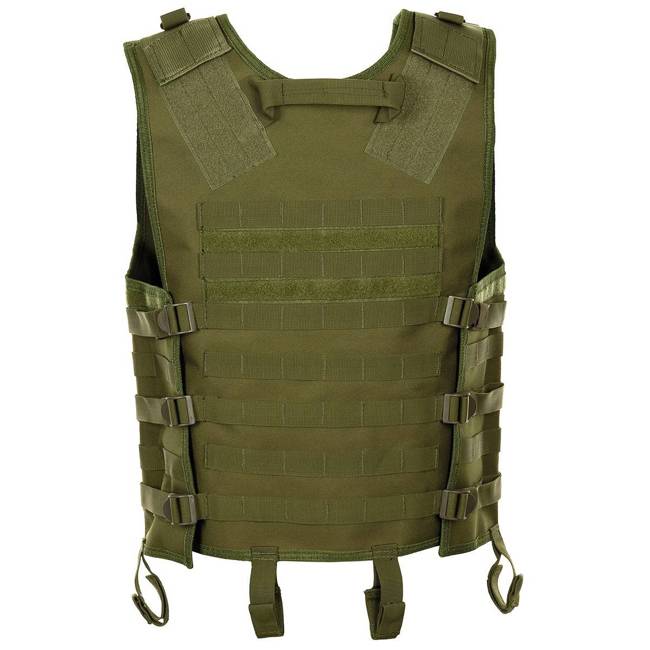 MODULAR TACTICAL VEST - "MOLLE LIGHT" - MFH® - OD GREEN