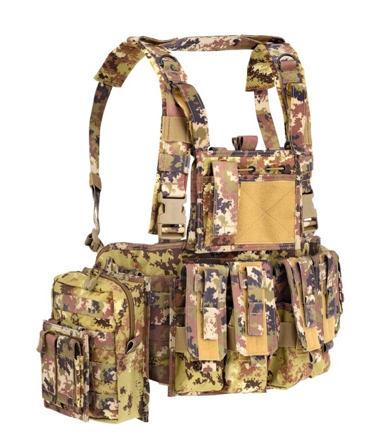 MOLLE RECON CHEST RIG, ARMOR VEST - DEFCON 5® - VEGETATO ITALIANO