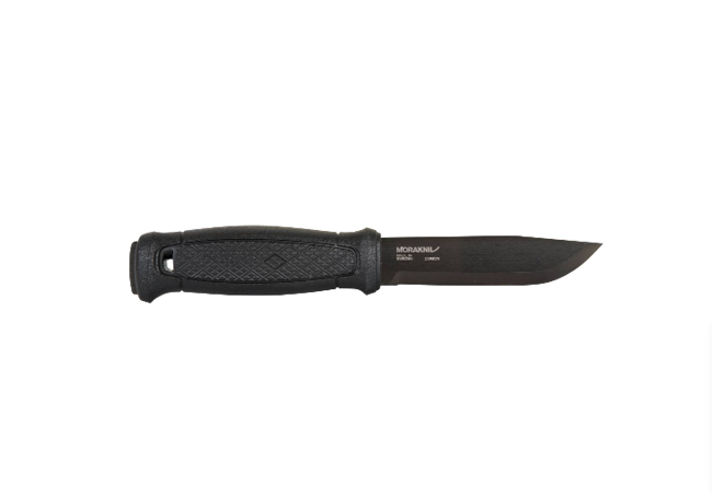 MORAKNIV® GARBERG BLACK C (LEATHER SHEATH) - CARBON STEEL