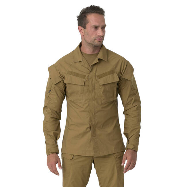 Modern uniform shirt - Raid - Polycotton Stretch Ripstop - Coyote - Helikon-Tex