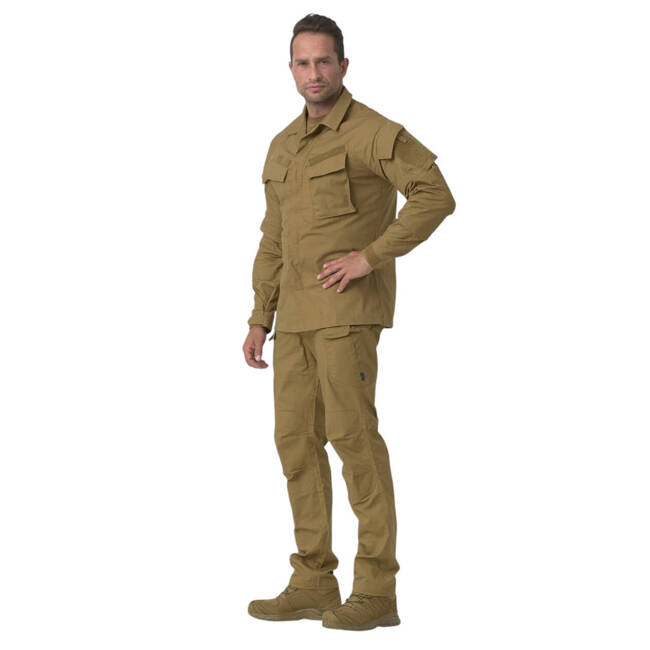 Modern uniform shirt - Raid - Polycotton Stretch Ripstop - Coyote - Helikon-Tex