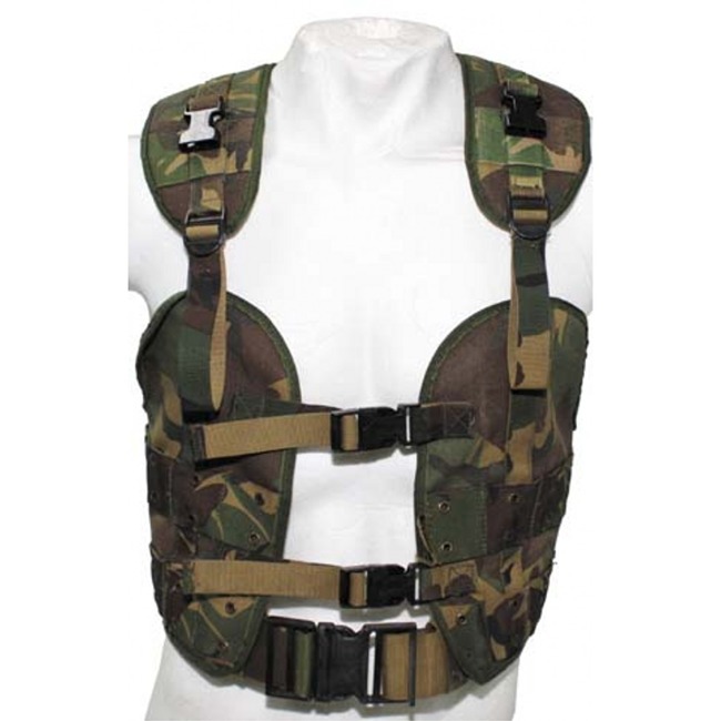 NL TACTICAL VEST - "TACTICAL LOAD BEARING" - NL CAMO - USED