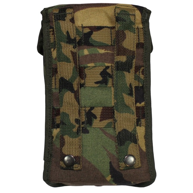 NL canteen pouch, "Molle", camo, used 20 x 14 x 7 cm 