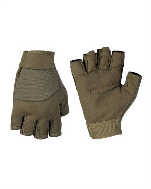 OD ARMY FINGERLESS GLOVES