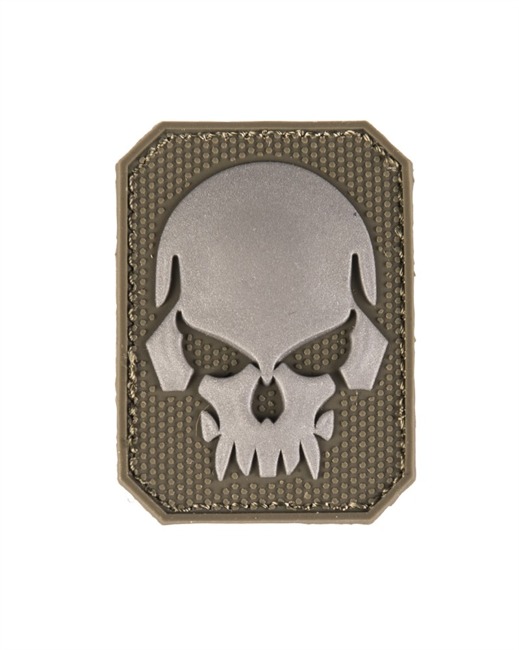 OD PVC SKULL 3D PATCH W. HOOK&LOOP CLOSURE SM