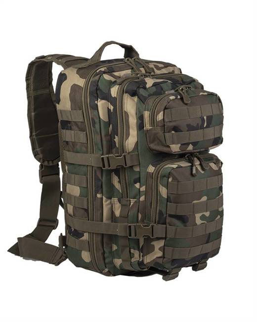 ONE STRAP RUCKSACK - "ASSAULT" - LARGE - 29 L - Mil-Tec® - WOODLAND