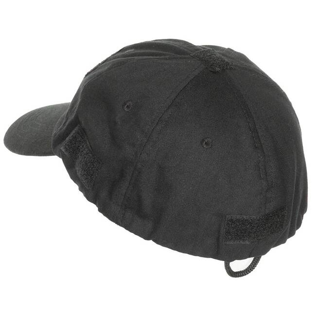 Operations Cap, with velcro, Black - MFH 