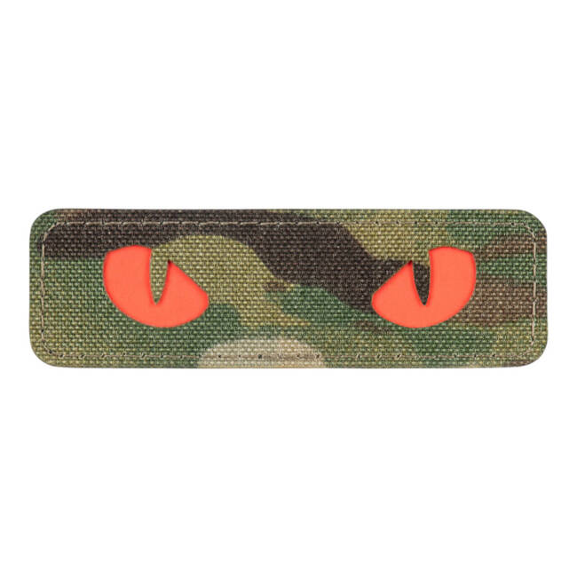 PATCH CAT EYES LASER CUT GID - MULTICAM/RED - M-TAC