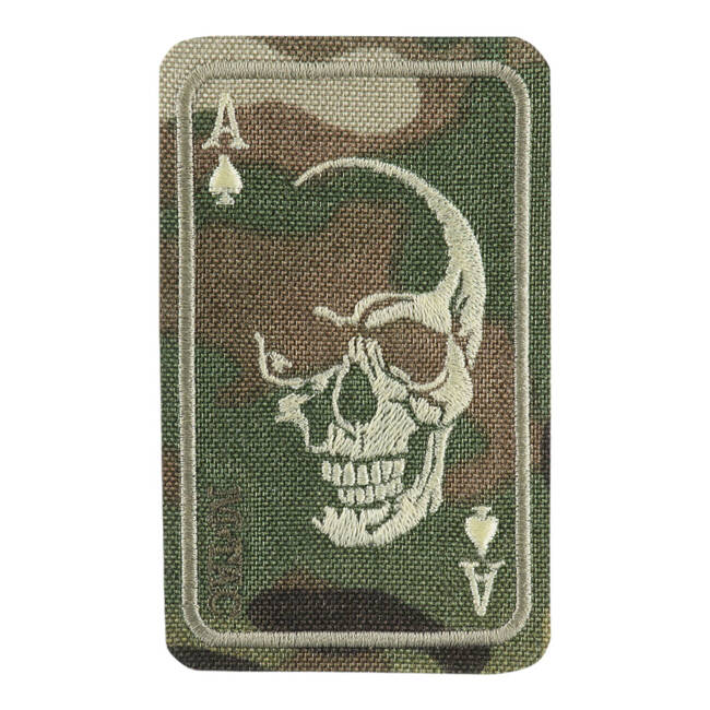 PATCH FACE OF WAR (EMBROIDERY) - MULTICAM - M-TAC