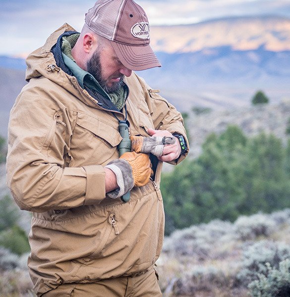 PILGRIM Anorak Jacket® Earth brown/ black - Helikon Tex