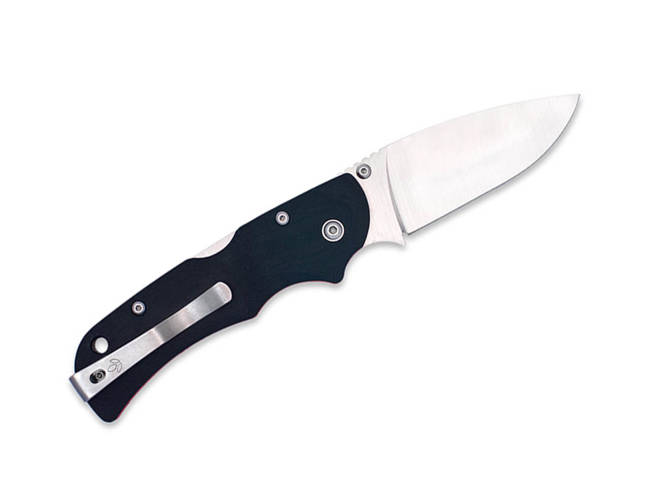 POCKET KNIFE - CITY CPM S90V BLACK & RED 3D