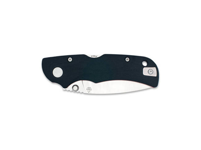 POCKET KNIFE - CITY CPM S90V BLACK & RED 3D