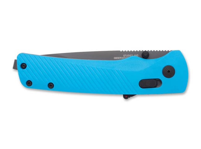 POCKET KNIFE FLASH AT URBAN CYAN SERRATED - SOG