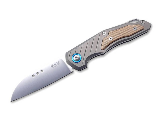 POCKET KNIFE ROOT TITANIUM NATURAL MICARTA - MKM