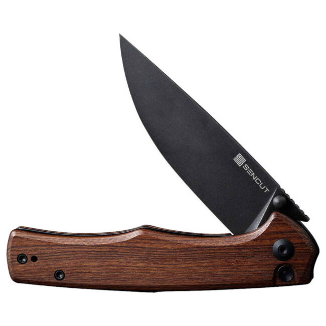 POCKET KNIFE - "SENCUT Crowley Guibourtia Black" - Böker 