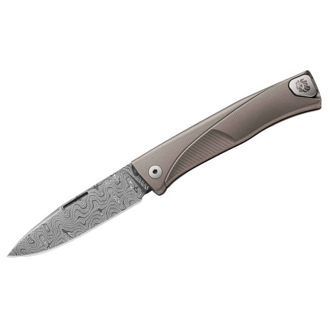 POCKET KNIFE "THRILL DAMASCUS GREY" - LIONSTEEL