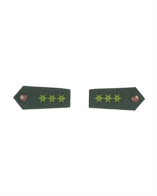 POLICE GREEN EPAULETS (RANKS SORTED) - LIKE NEW