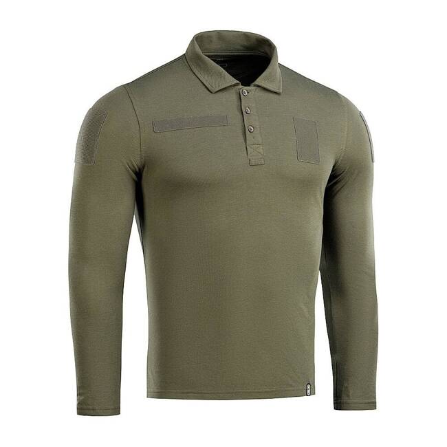 POLO TACTICAL SHIRT LONG SLEEVE 65/35 - ARMY OLIVE - M-TAC