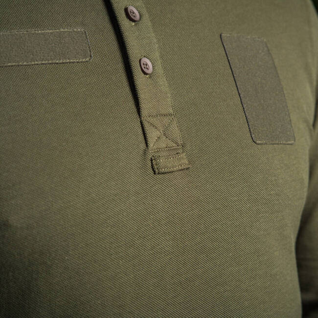 POLO TACTICAL SHIRT LONG SLEEVE 65/35 - DARK OLIVE - M-TAC