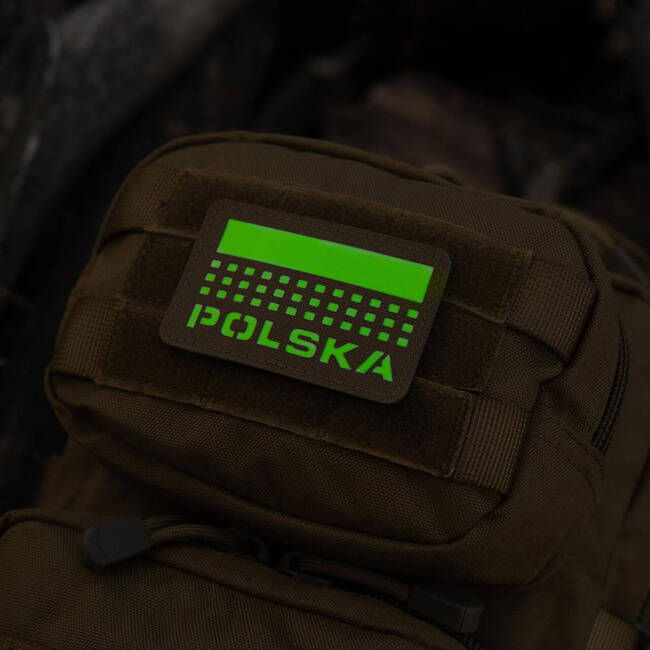 POLSKA PATCH (with flag) - 50 x 80 mm - LASER CUT - MULTICAM/GID - M-TAC