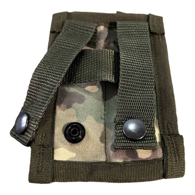 POUCH FOR PISTOL MAGAZINES, COMBAT CAMOUFLAGE - MILITARY SURPLUS FROM ROMANIAN ARMY - LIKE NEW