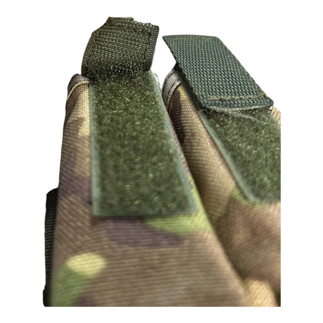 POUCH FOR PISTOL MAGAZINES, COMBAT CAMOUFLAGE - MILITARY SURPLUS FROM ROMANIAN ARMY - LIKE NEW