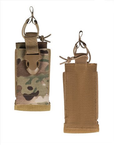 RADIO POUCH WITH HOOK CLOSURE BACKSIDE - Mil-Tec® - MULTITARN