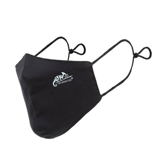 REUSABLE FACE MASK - BLACK - HELIKON