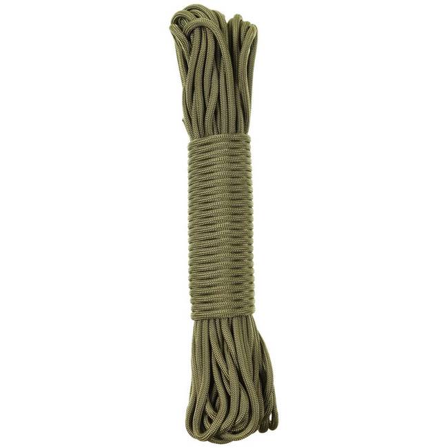 Rope, leash, green, nylon, 30.48 m