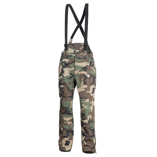 SHELL PANTS - "HURRICANE" - Pentagon® - WOODLAND CAMOUFLAGE - LENGTH 32″