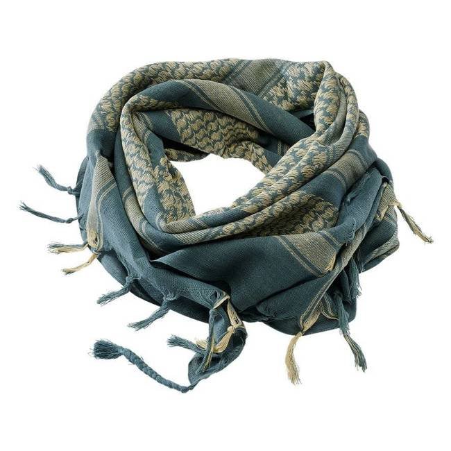 SHEMAG SCARF - PETROL/KHAKI - BRANDIT