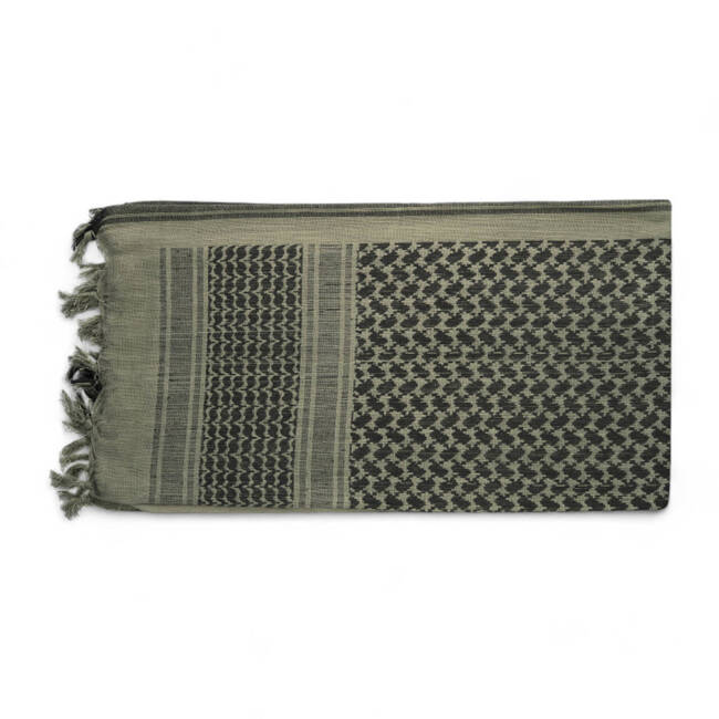 SHEMAGH SCARF - FOLIAGE GREEN/BLACK - M-TAC