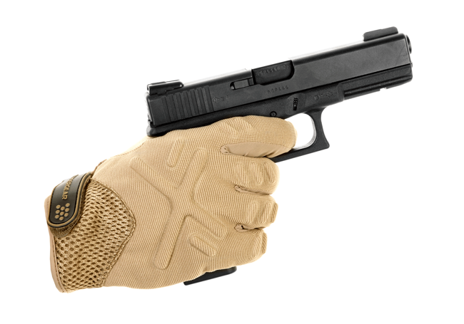 SHOOTING GLOVES - TAN - INVADER GEAR