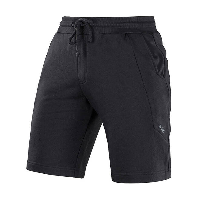 SHORT PANTS CASUAL FIT COTTON - BLACK - M-TAC